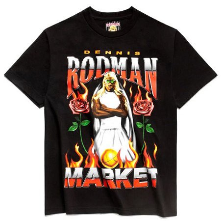 Chinatwon Market x Rodman Camiseta Weddings Dress Preta