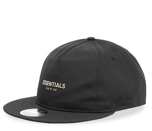 Fear of god Essentials x New Era Boné Preta
