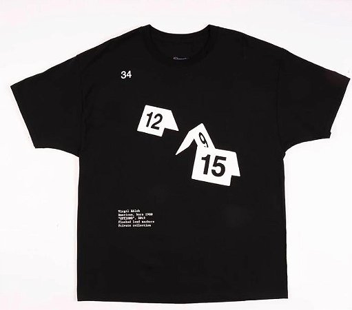 Virgil Abloh Camiseta ICA Options Preta