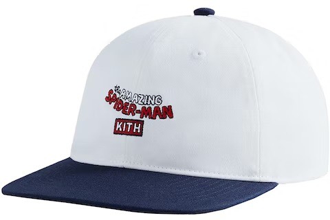 Kith x Marvel Boné Amazing Spiderman Snapback Azul Marinho