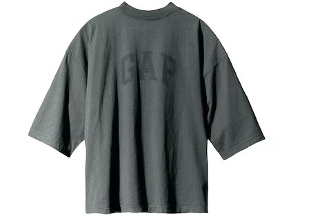 Yeezy Gap Camiseta Dove 3/4 Sleeve Dark Verde