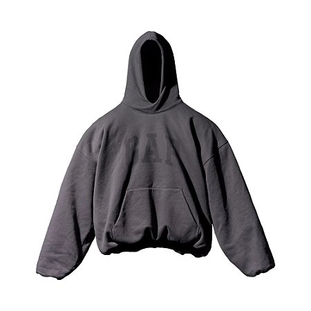 Yeezy Gap Moletom Dove Shrunken Hoodie Dark Preta