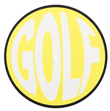 Golf Tapete Deslizante Para Toca Discos Fisheye Amarelo