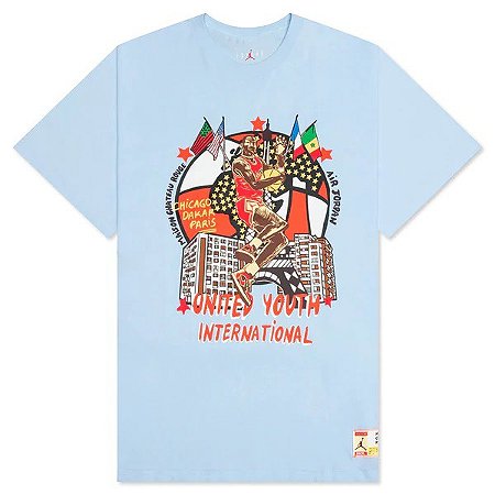 Jordan x Maison Camiseta Chateau Rouge GX Azul