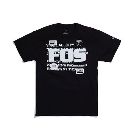 Virgil Abloh Camiseta FOS Brooklyn Museum Abloh
