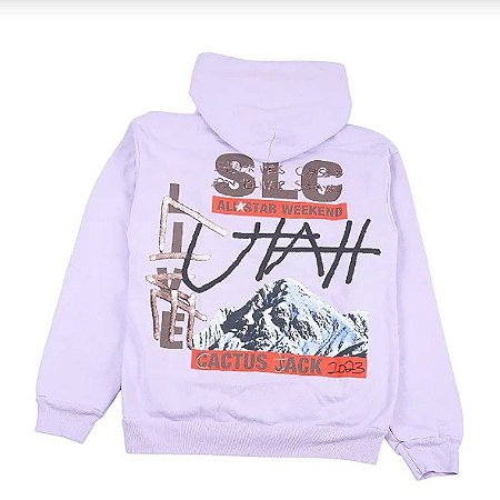 Travis Scott Cactus Jack x All Star Weekend Moletom Utah All Star Lilas