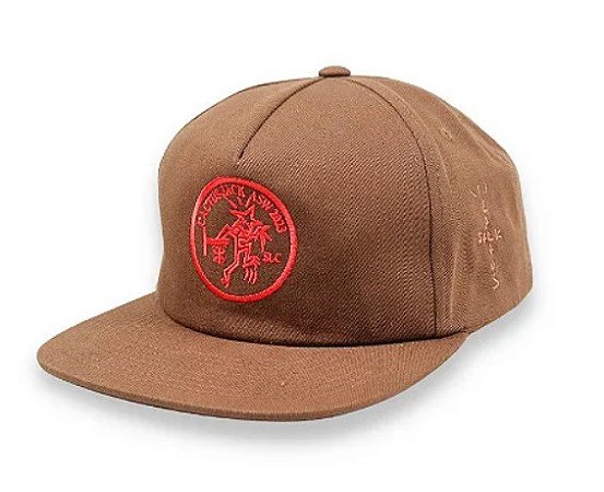 Cactus Jack x All Star Weekend Boné Logo Marrom