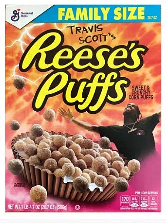 Travis Scott x Reese's Puffs Cereal Family Size