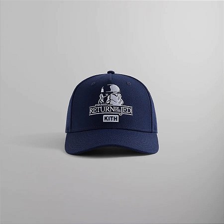 Kith x Star Wars Boné Kith Pinch Crown Azul Marinho