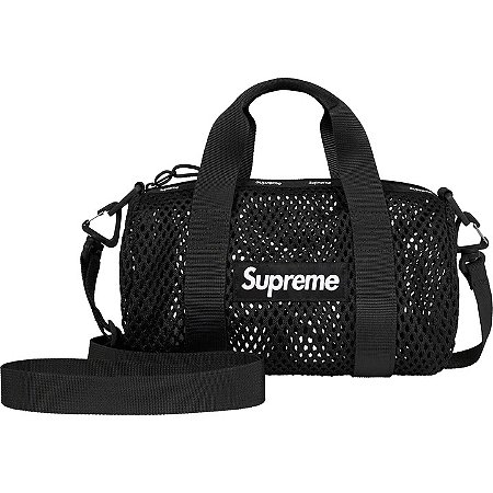 Supreme Mesh Mini Duffle Bag Preta