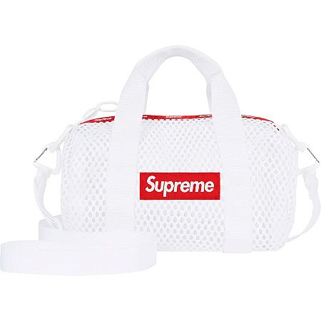 Supreme Mesh Mini Duffle Bag Branca