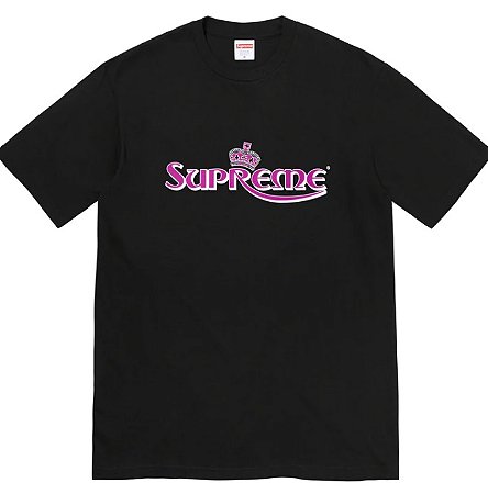 Supreme Camiseta Crown Preta