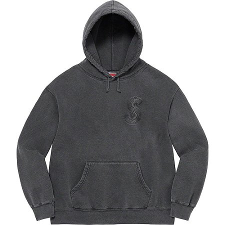 Supreme Moletom Overdyed S Logo Preto
