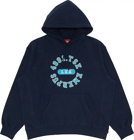 Supreme Moletom Reverse Azul Marinho