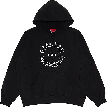 Supreme Moletom Reverse Preto