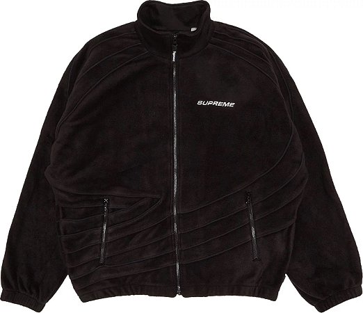 Supreme Jaqueta Racing Fleece Preta