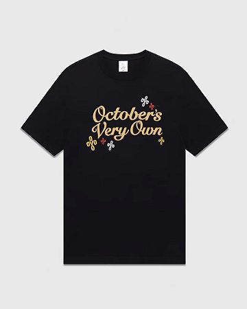 Ovo Camiseta Pompom Script Preta