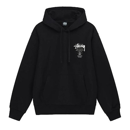 Stussy Moletom DSM World Tour Preta