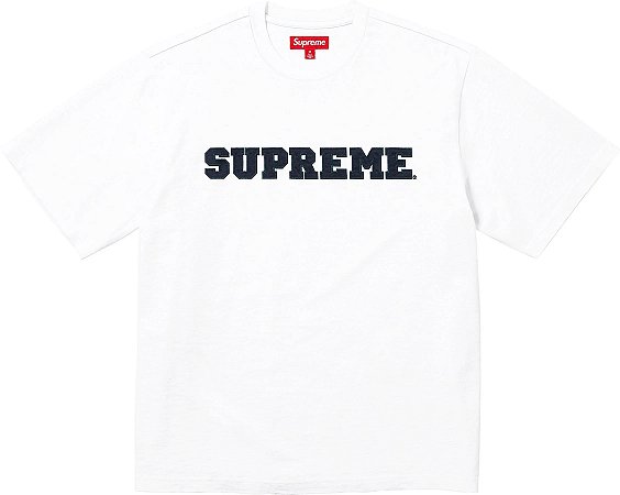 Supreme Camiseta Collegiate S/S Branca