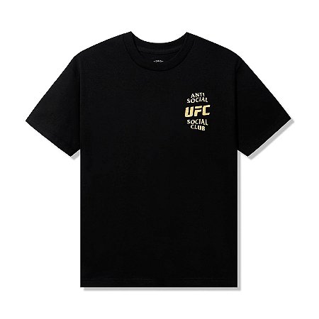 Anti Social Social Club x UFC Camiseta Self-Titled Preta - SS23