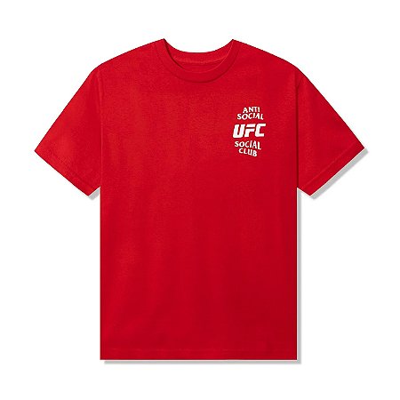Anti Social Social Club x UFC Camiseta Self-Titled Vermelha - SS23