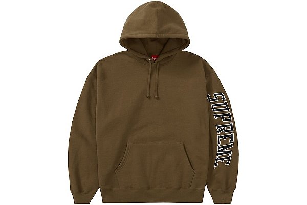 Supreme Moletom Sleeve Arc Sweatshirt Marrom
