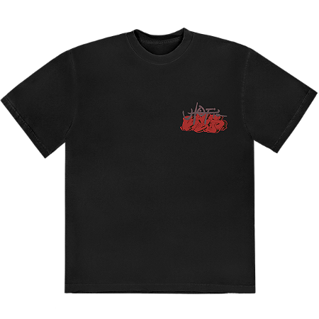 Travis Scott Utopia x Kaws Camiseta II Preta