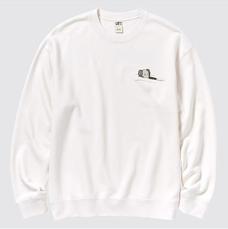 KAWS x Uniqlo Moletom OffWhite