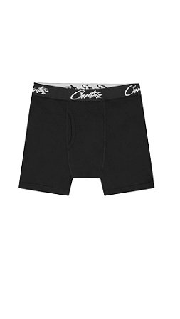 Corteiz Kit 3 Cuecas Boxer Allstarz Preta