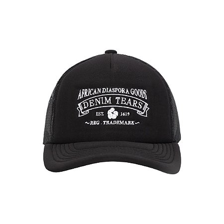 Denim Tears Boné Trucker ADG Preto