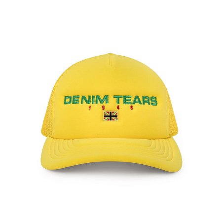Denim Tears Boné Trucker Windrush Amarelo