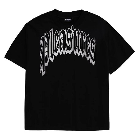 Pleasures Camiseta Twitch Heavyweight Preta