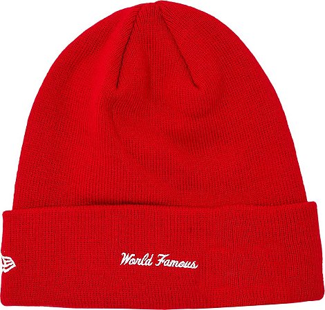 Supreme x New Era Touca Box Logo Vermelha