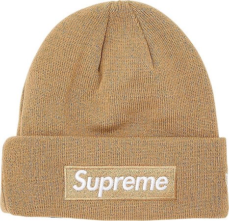 Supreme x New Era Touca Box Logo Dark Sand