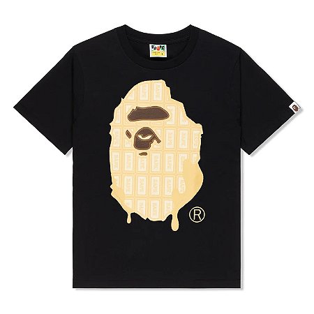 Bape Camiseta Valentine Chocolate Ape Head Tee (SS23) Preta