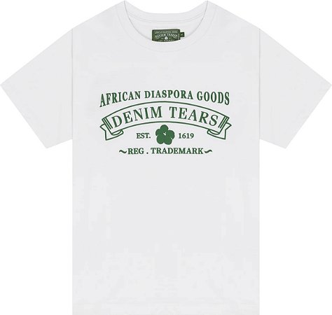 Denim Tears Camiseta ADG Branca