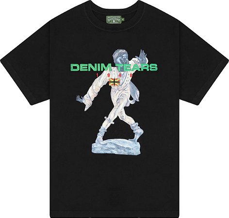 Denim Tears Camiseta Porcelain Figure (FW23) Preta