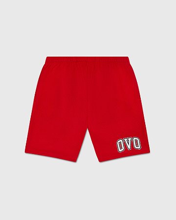 Ovo Bermuda Arch Logo Mesh Vermelha