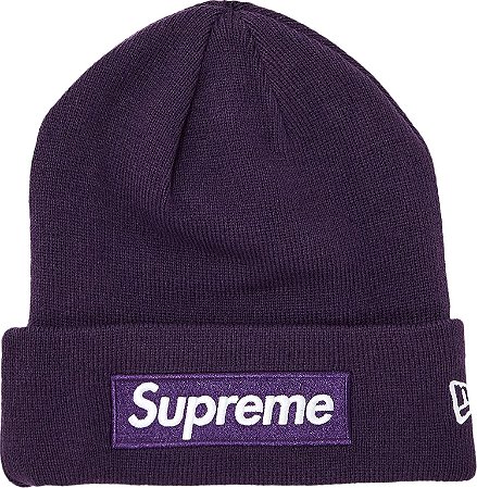 Supreme x New Era Touca Box Logo Roxa