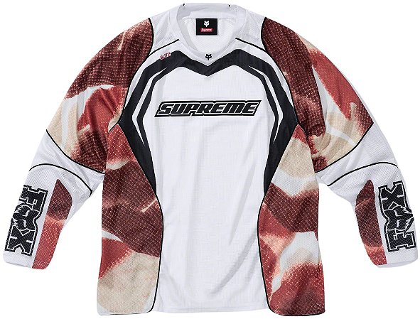 Supreme x Fox Racing Jersey Branca