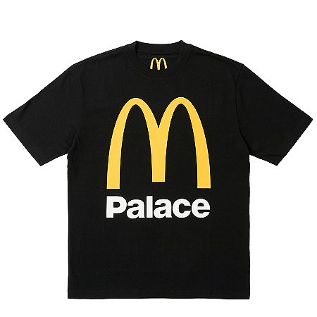 Palace x McDonald's Camiseta Logo Preta