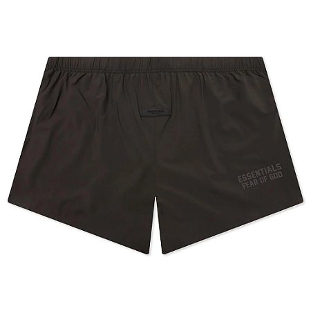 Fear of God Essentials Running Shorts Off Black SS23