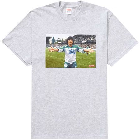 Supreme Camiseta Maradona (FW24) Cinza
