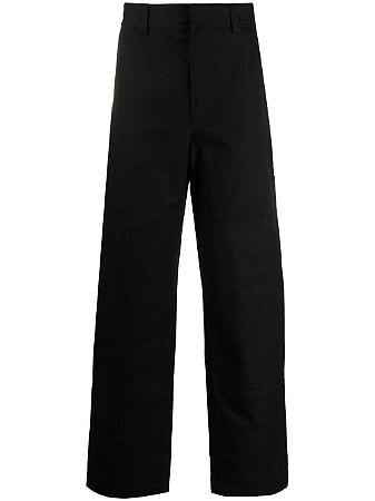 Off-White Calça Jeans Diagonal PKT Carpenter Preta