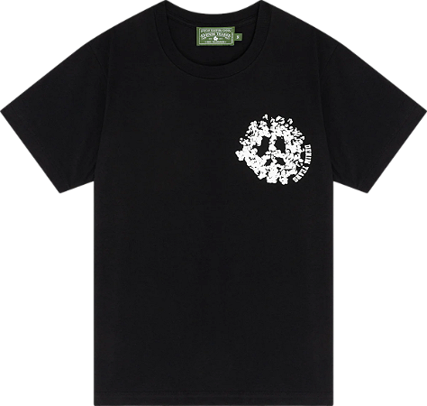 Denim Tears Camiseta Denim University Preta