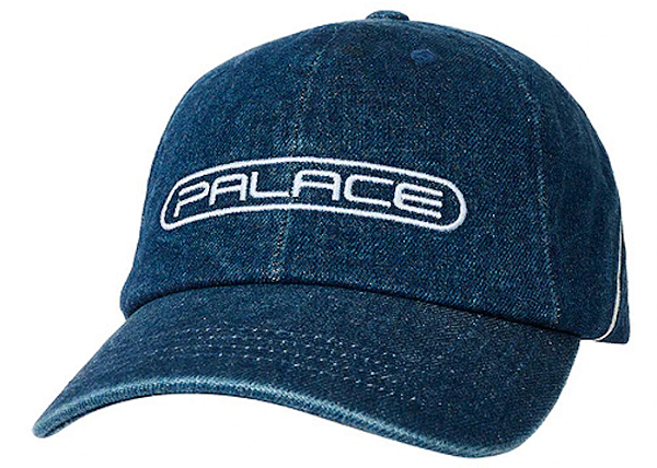Palace Boné Fader Denim 6-Panel Azul