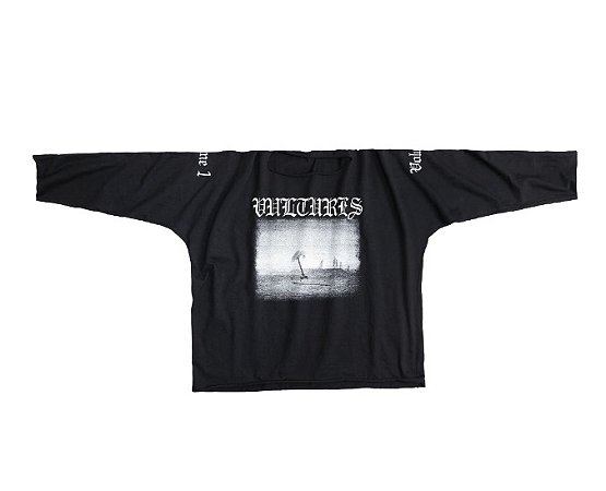 YZY GOSHA VULTURES BLACK LONG T - Loro - Itens Exclusivos e YZY GOSHA VULTURES BLACK LONG T - Loro - Itens Exclusivos e