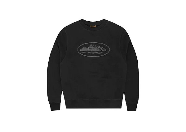Corteiz Moletom OG Alcatraz Triple Black