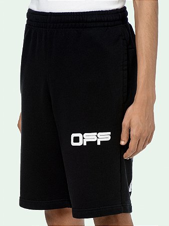 Off-White Bermuda Airport Tape Preta