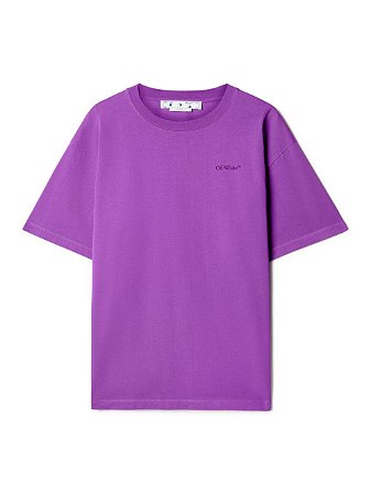 Off-White Camiseta Jumbo Arrow Over Roxa
